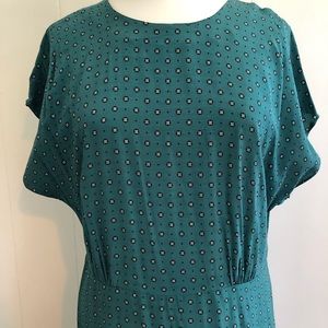 & Other Stories Printed Empire Waist Dress size 10